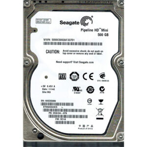 SEAGATE 2.5 500 GB 5400 RPM 8 MB NOTEBOOK HDD ST9500323CS