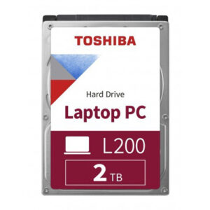 TOSHIBA 2.5 L200 2 TB 5400 RPM 128 MB SATA 3 NOTEBOOK HDD HDWL120UZSVA