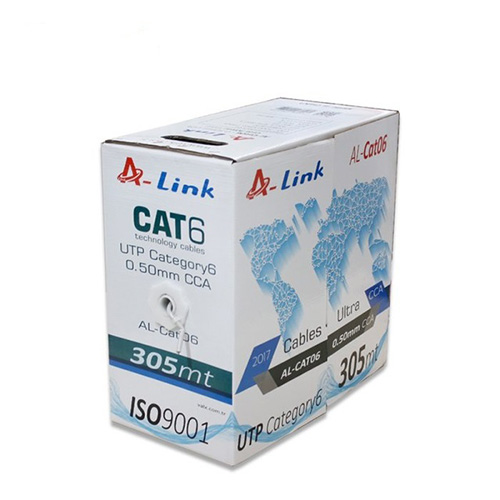 A-LINK AL-CAT06 CAT6 0.50 MM. CCA 305 MT 24 AWG KABLO