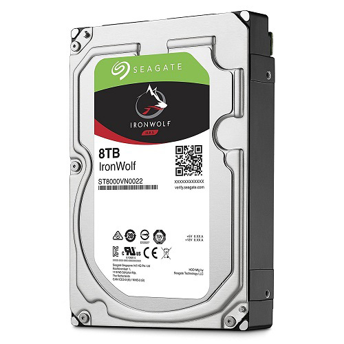 SEAGATE 3.5 8 TB 256 MB 7200 RPM IRONWOLF PC HDD ST8000VN0022 7/24 NAS