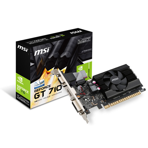 MSI 1 GB GT710 64 BIT 1GD3 LP VGA DVI HDMI NVIDIA EKRAN KARTI