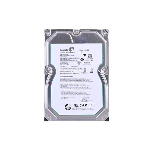 SEAGATE 3.5 1 TB 8 MB 5900 RPM PIPELINE SATA 3 PC HDD ST31000322CS 7/24