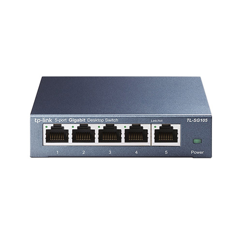 TP-LINK TL-SG105 5 PORT GIGABIT SWITCH ÇELİK KASA