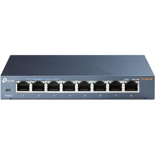 TP-LINK TL-SG108 8 PORT GIGABIT SWITCH ÇELİK KASA