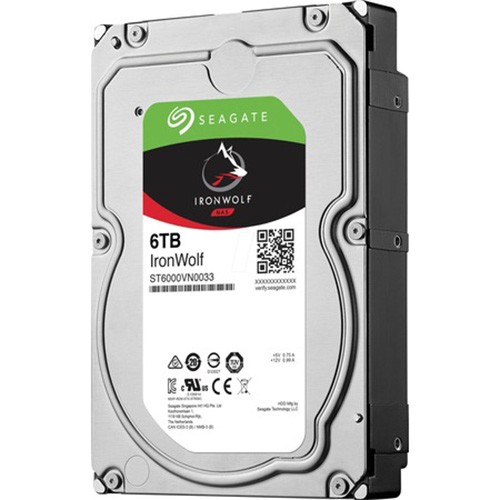SEAGATE 3.5 6 TB 256 MB 7200 RPM IRONWOLF PC HDD ST6000VN0033 NAS 7/24
