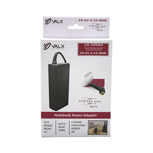VALX LA-19564 19.5V 4.7A 90W NOTEBOOK ADAPTÖRÜ SONY FUJITSU