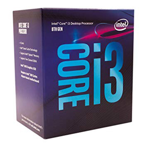 12118 INTEL I3-8100 3.60 GHZ 6 MB SC-1151 V2 BOX