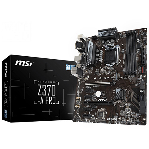 MSI INTEL Z370-A PRO Z370 DDR4 VGA GLAN SC-1151 V2 M2 NVMe ANAKART