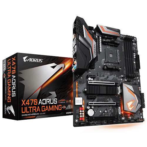 GIGABYTE AMD GAMING AORUS ULTRA X470 DDR4 VGA GLAN AM4 ANAKART