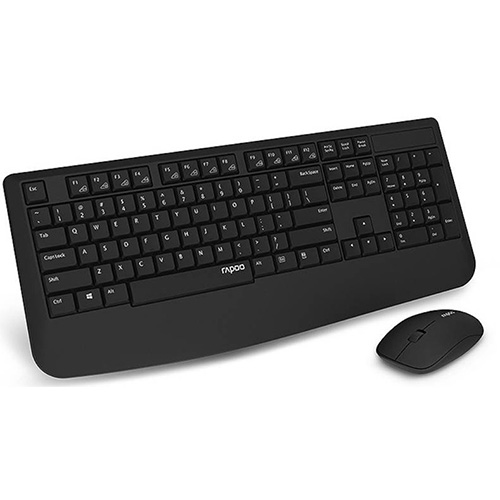 RAPOO X1900 18039 Q KABLOSUZ SİYAH KLAVYE MOUSE SET