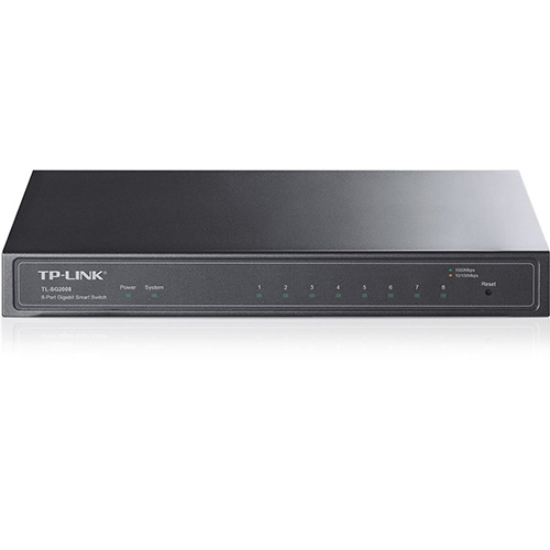 TP-LINK T1500G-8T 8 PORT GIGABIT YÖNETİLEBİLİR SWITCH (TL-SG2008)