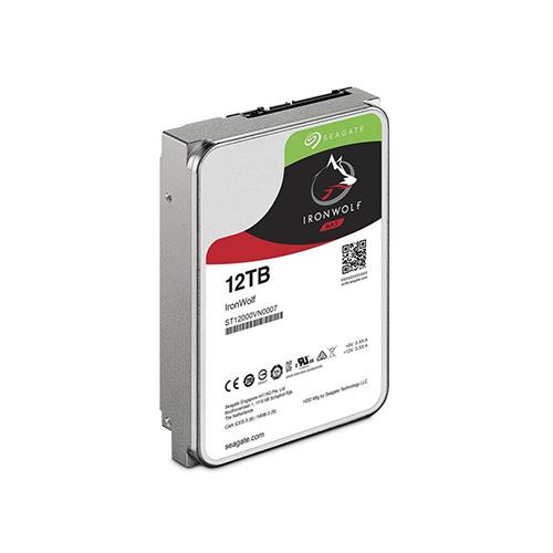 SEAGATE 3.5 12 TB 256 MB 7200 RPM IRONWOLF SATA 3 PC HDD ST12000VN0007 7/24 NAS