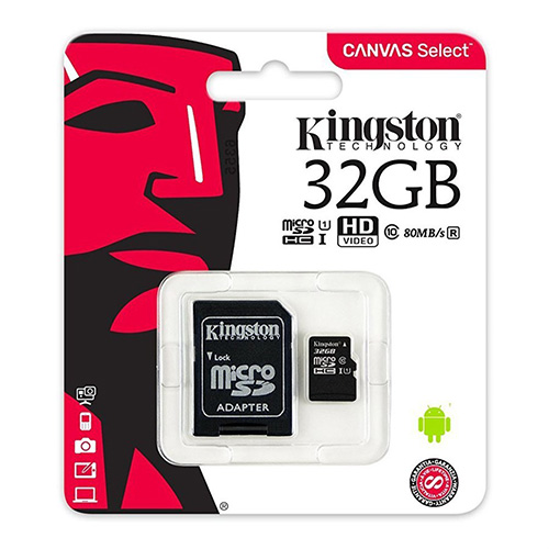 KINGSTON 32 GB MICRO SD CLASS 10 SDHC UHS-1 HAFIZA KARTI SDCS/32GB