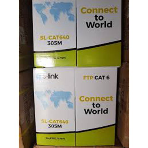 S-LINK SL-CAT640 CAT6 S/FTP 305 MT %40 BAKIR 24 AWG SARI