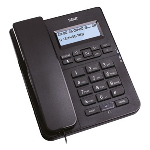 KAREL TM-145 MASAÜSTÜ TELEFON SİYAH LCD EKRANLI