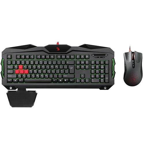 13405 BLOODY B2100 Q KABLOLU USB SİYAH MULTIMEDYA GAMER KLAVYE MOUSE SET