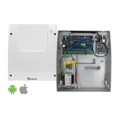 TEKNİM TSP-5208G 8+8 ZONE KABLOLU GSM/GPRSLİ ALARM PANELİ KEYPAD HARİÇ