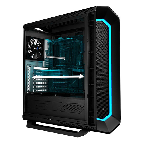 AEROCOOL P7-C1 PRO AE-P7C1-PRO POWER SUPPLY YOK ATX KASA PENCERELİ