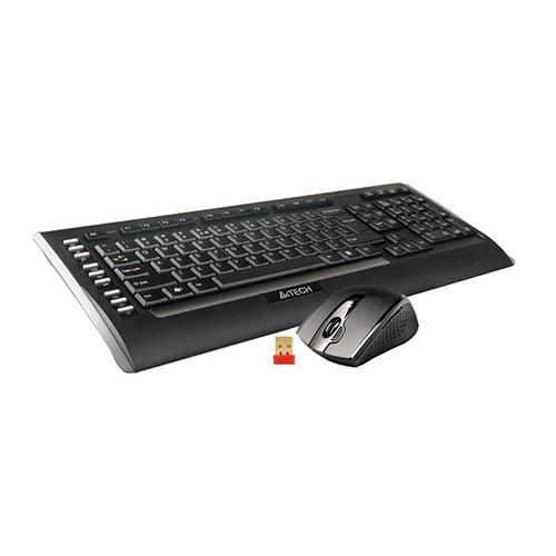 13541 A4 TECH 9300F Q KABLOSUZ SIYAH MULTIMEDYA KLAVYE MOUSE SET