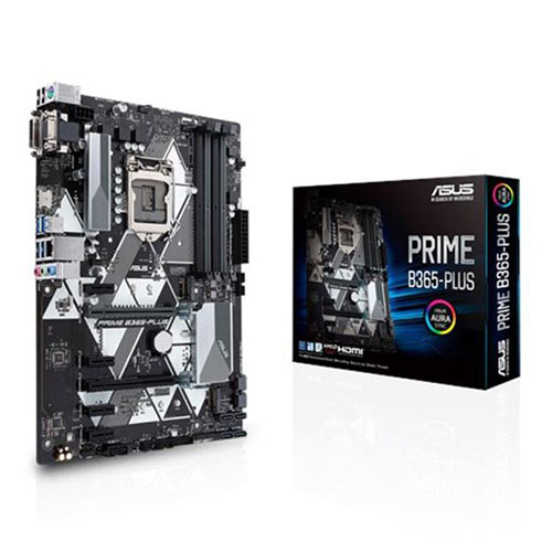 ASUS INTEL PRIME B365 PLUS B365 DDR4 VGA GLAN SC-1151 V2 M2 NVMe ANAKART