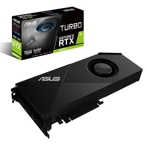 ASUS 11 GB RTX2080TI TURBO-RTX2080TI-11G GDDR6 352 BIT TYPE C HDMI DP EKRAN KARTI