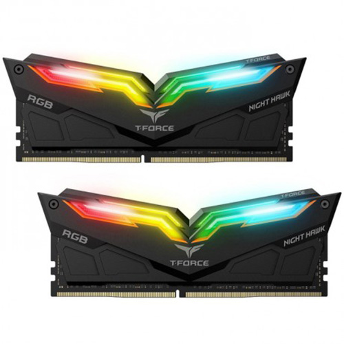T-FORCE NIGHT HAWK RGB BLACK 16 GB (2x8 GB) 4000 MHZ DDR4 PC RAM