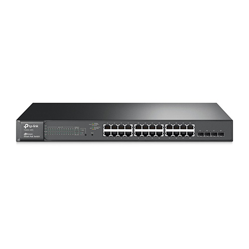 TP-LINK T1600G-28PS 24 PORT POE 4 PORT SFP GIGABIT YÖNETİLEBİLİR SWITCH 192W (TL-SG2424P)