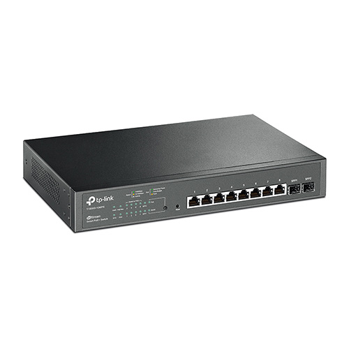 TP-LINK T1500G-10MPS 8 PORT POE 2 PORT SFP GIGABIT YÖNETİLEBİLİR SWITCH 116W