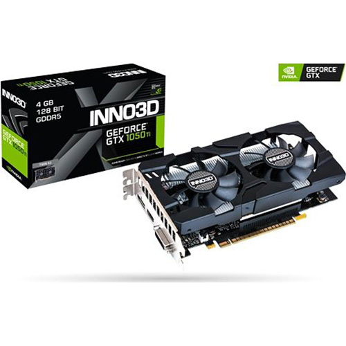 13746 INNO3D 4 GB GTX1050-TI TWIN X2 GDDR5 128 BIT DVI HDMI DP NVIDIA 16X