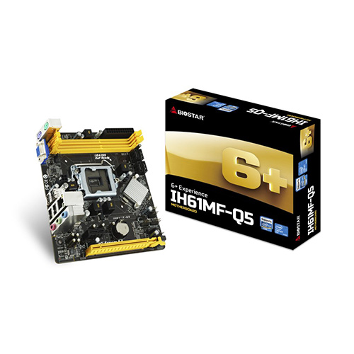 BIOSTAR INTEL IH61MF-Q5 H61 DDR3 VGA 16X SC-1155 ANAKART