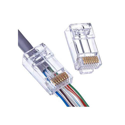 ARS CAT6 U/UTP KONNEKTÖR RJ45 EZ PLUG YENİ NESİL 100 ADET