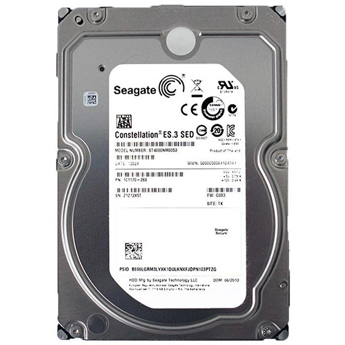SEAGATE 3.5 4 TB 128 MB 7200 RPM CONSTELLATION PC HDD ST4000NM0053 7/24