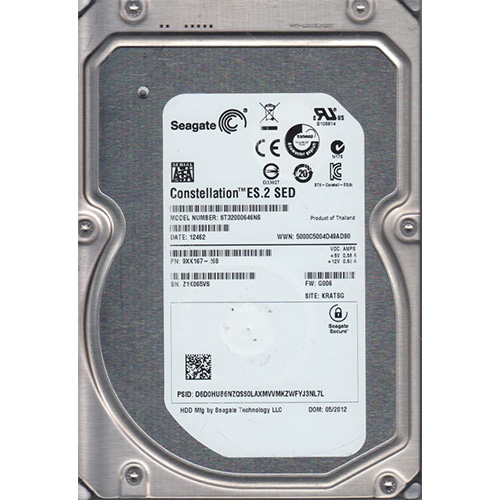 SEAGATE 3.5 2 TB 64 MB 7200 RPM SATA 3 PC HDD ST32000646NS ENTERPRISE 7/24