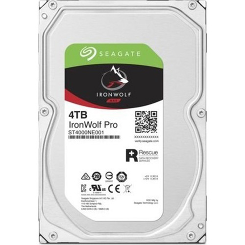 SEAGATE 3.5 4 TB 256 MB 7200 RPM IRONWOLF PRO PC HDD ST4000NE001 NAS 7/24