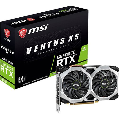 13998 MSI 6 GB RTX2060 VENTUS XS 6G OC GDDR6 192 BIT HDMI DP EKRAN KARTI