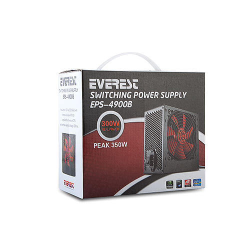 EVEREST EPS-4900B 350W PEAK 12 CM FAN POWER SUPPLY