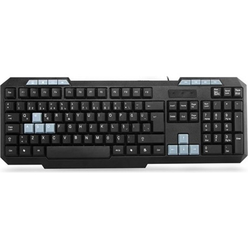 14060 EVEREST KB-700 Q USB KABLOLU MULTIMEDYA SİYAH KLAVYE