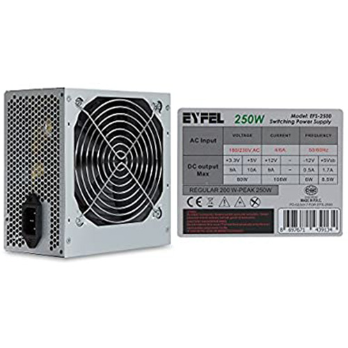 EYFEL EFS-2500 250 W 12 CM FAN POWER SUPPLY