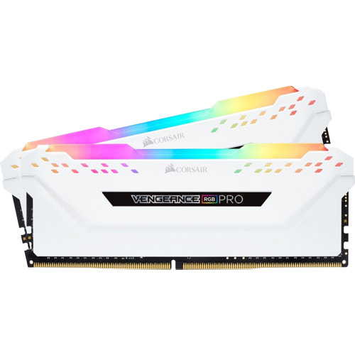 CORSAIR VENGEANCE RGB 2x8 GB 16 GB 3200 MHZ DDR4 RGB PC RAM CMW16GX4M2C3200C16W BEYAZ
