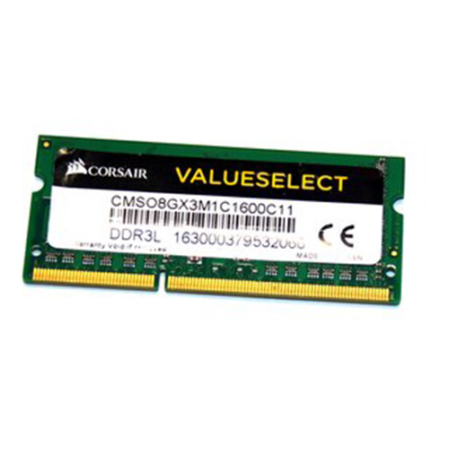 14122 CORSAIR 8 GB 1600 MHZ DDR3 NOTEBOOK RAM CMSO8GX3M1C1600C11 1.35 V