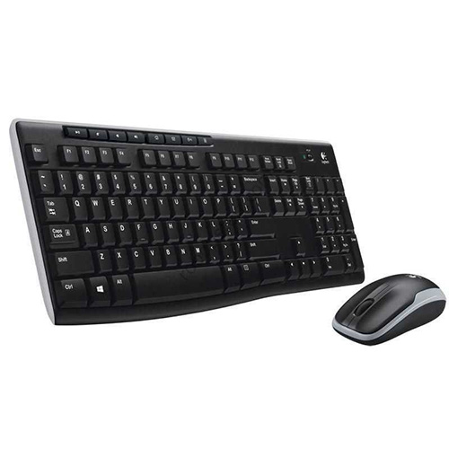 1414 LOGITECH MK270 Q KABLOSUZ SİYAH M.M. KLAVYE MOUSE SET