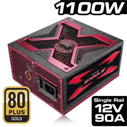 AEROCOOL STRIKE X 1100W 80+ GOLD 12 CM FAN POWER SUPPLY