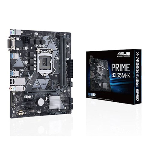 ASUS INTEL B365M-K B365 DDR4 VGA GLAN SC-1151 V2 M2 NVMe ANAKART