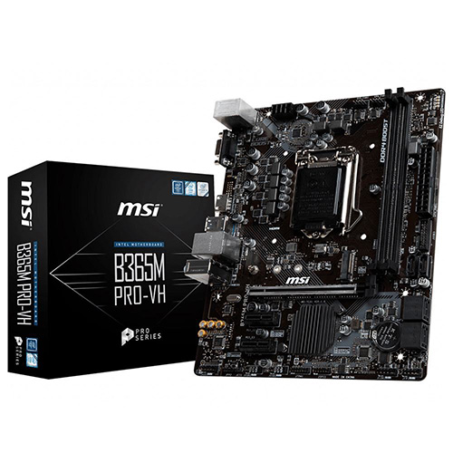 MSI INTEL B365M PRO-VH B365 DDR4 VGA GLAN SC-1151 V2 M2 NVMe ANAKART