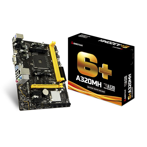 BIOSTAR A320 A320MH DDR4 GLAN 16X AM4 AMD ANAKART