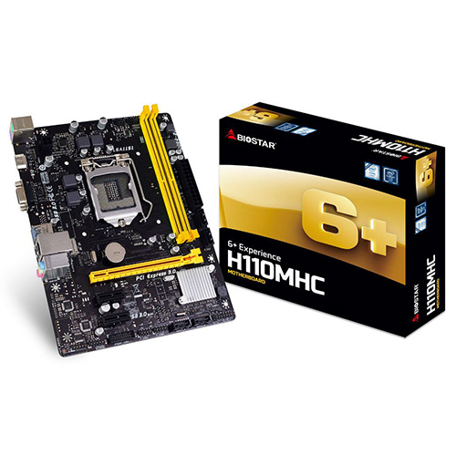 BIOSTAR INTEL H110MHC H110 DDR4 2133 VGA GLAN SC-1151