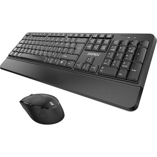 EVEREST KM-6176 Q KABLOSUZ SİYAH OFFICIAL COMBO KLAVYE MOUSE SET