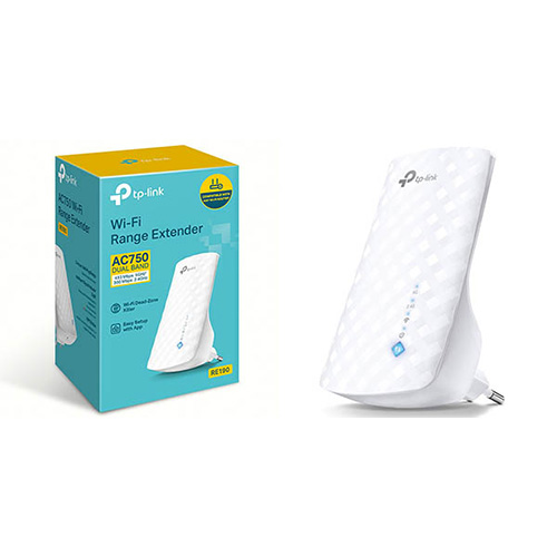 TP-LINK RE190 750 MBPS 2.4 GHZ   5 GHZ MENZİL GENİŞLETİCİ