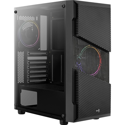 AEROCOOL MENACE SATURN AE-MNS-600BR 600 W 80+ BRONZE ATX KASA TEMPERED GLASS 2 X FRGB FAN