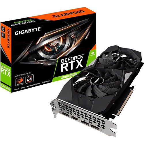 14227 GIGABYTE 8 GB RTX2060 SUPER WINDFORCE GDDR6 256 BIT GV-N206SWF2OC-8GD TYPE C HDMI DP EKRAN KARTI